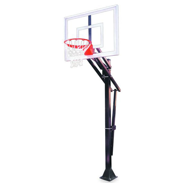 Slam™ Adjustable In-Ground Bolt-Down Basketball Hoop by First Team
