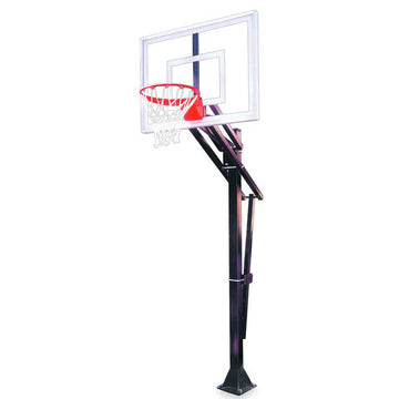 Slam™ Adjustable In-Ground Bolt-Down Basketball Hoop by First Team