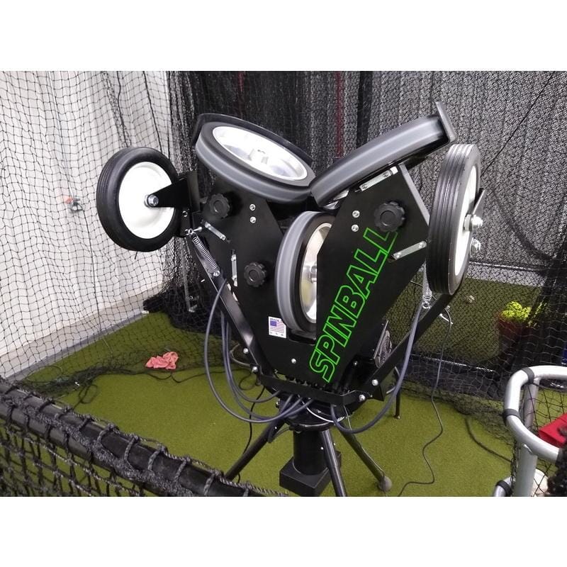 Spinball iPitch Programmable 3 Wheel Pitching Machine