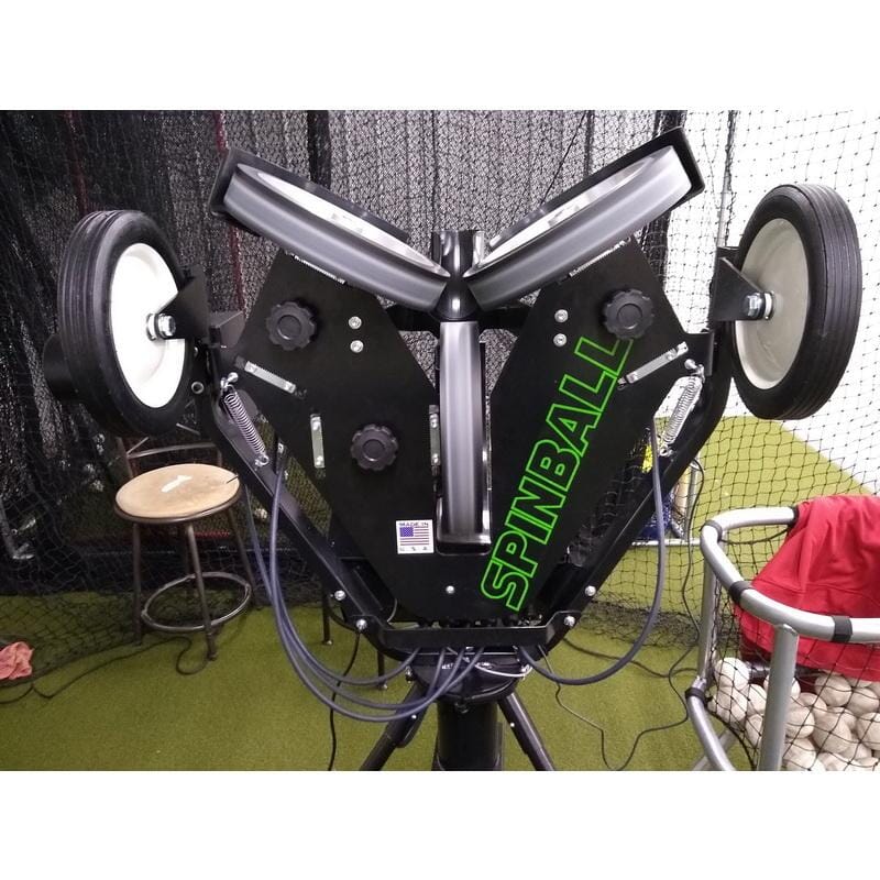 Spinball iPitch Programmable 3 Wheel Pitching Machine