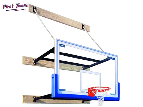 SuperMount46™ Wall Mount Basketball Hoop System by First Team