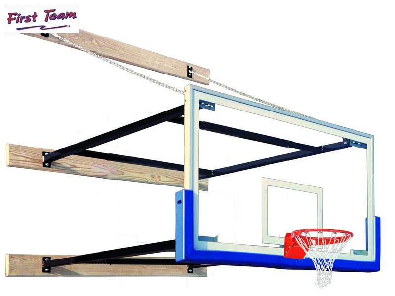 SuperMount68™ Wall Mount Basketball Hoop System by First Team