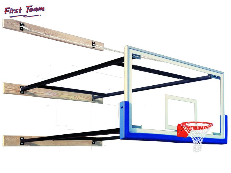 SuperMount82™ Wall Mount Basketball Hoop System by First Team