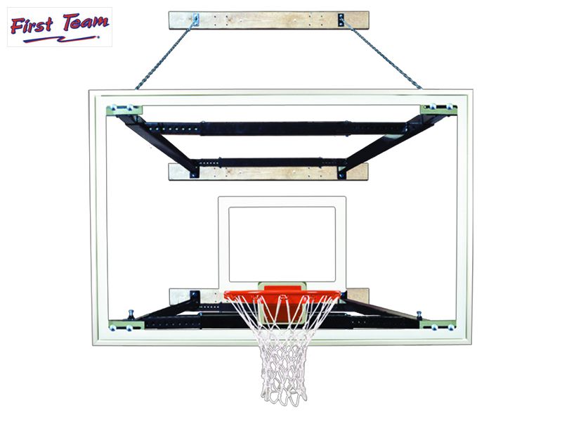 SuperMount82™ Wall Mount Basketball Hoop System by First Team