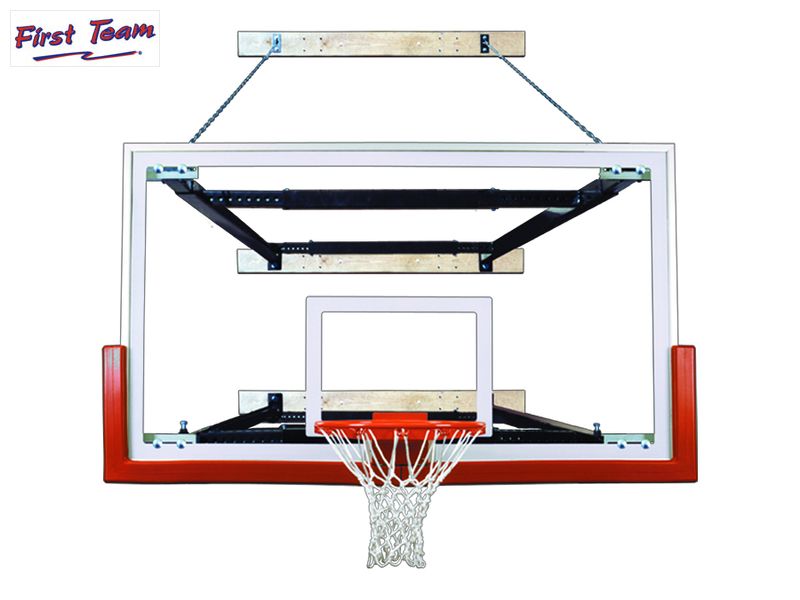 SuperMount82™ Wall Mount Basketball Hoop System by First Team
