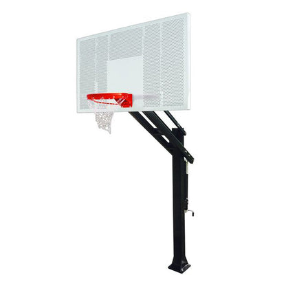 Titan™ Adjustable In-Ground Bolt-Down Basketball Hoop by First Team