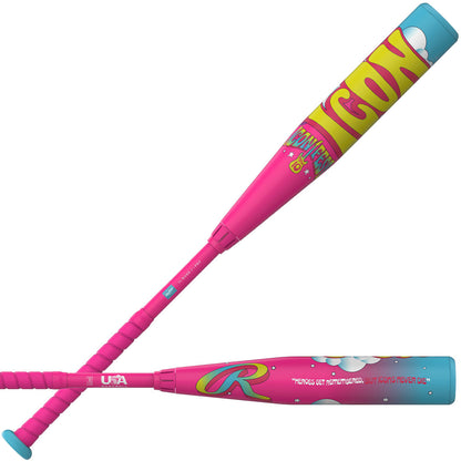 Rawlings Limited Edition Icon Fest  2 5/8" USA Baseball Bat: RUS6IFP10