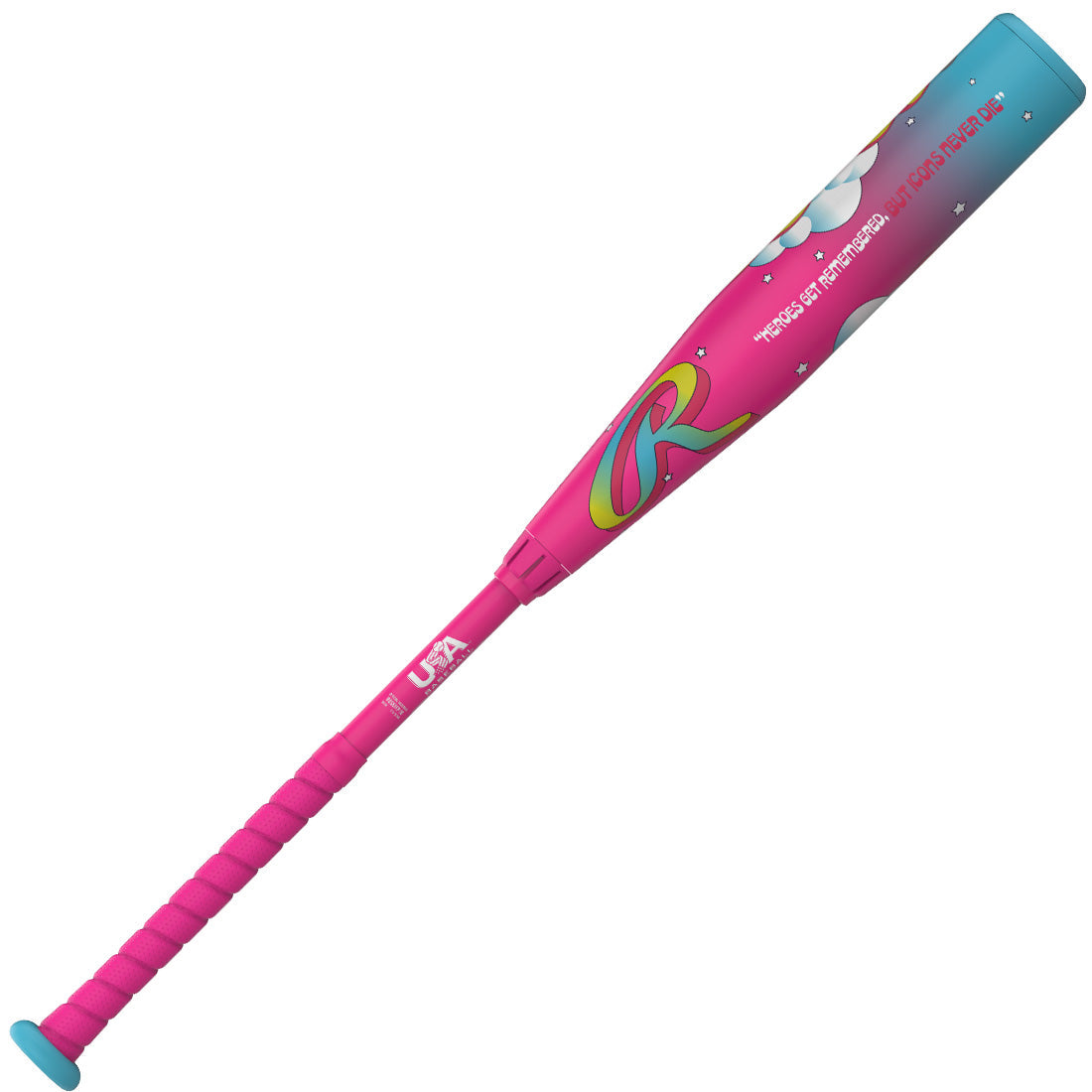Rawlings Limited Edition Icon Fest  2 5/8" USA Baseball Bat: RUS6IFP10