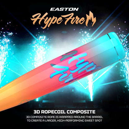 2027 Easton Hype Fire (-5) 2 5/8" USA Baseball Bat: EUS7HYP5