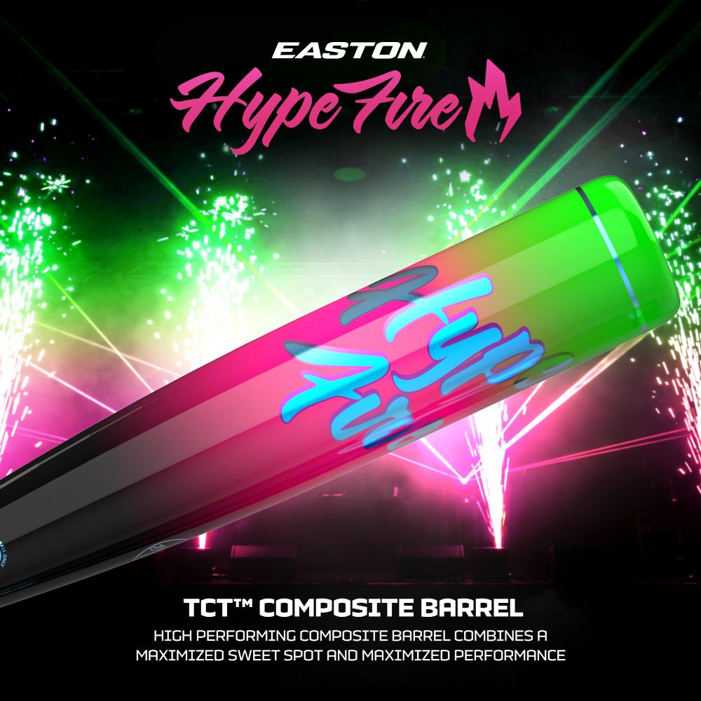 2027 Easton Hype Fire (-5) 2 3/4" USSSA Baseball Bat: EUT7HYP5