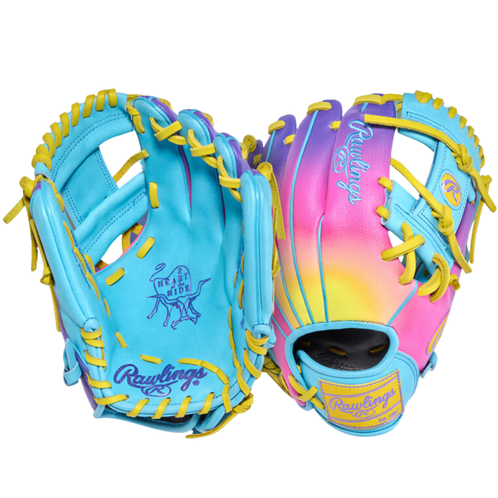 Rawlings Heart Of The Hide 11.5" FunBurst Contour Fit Infield Baseball Glove