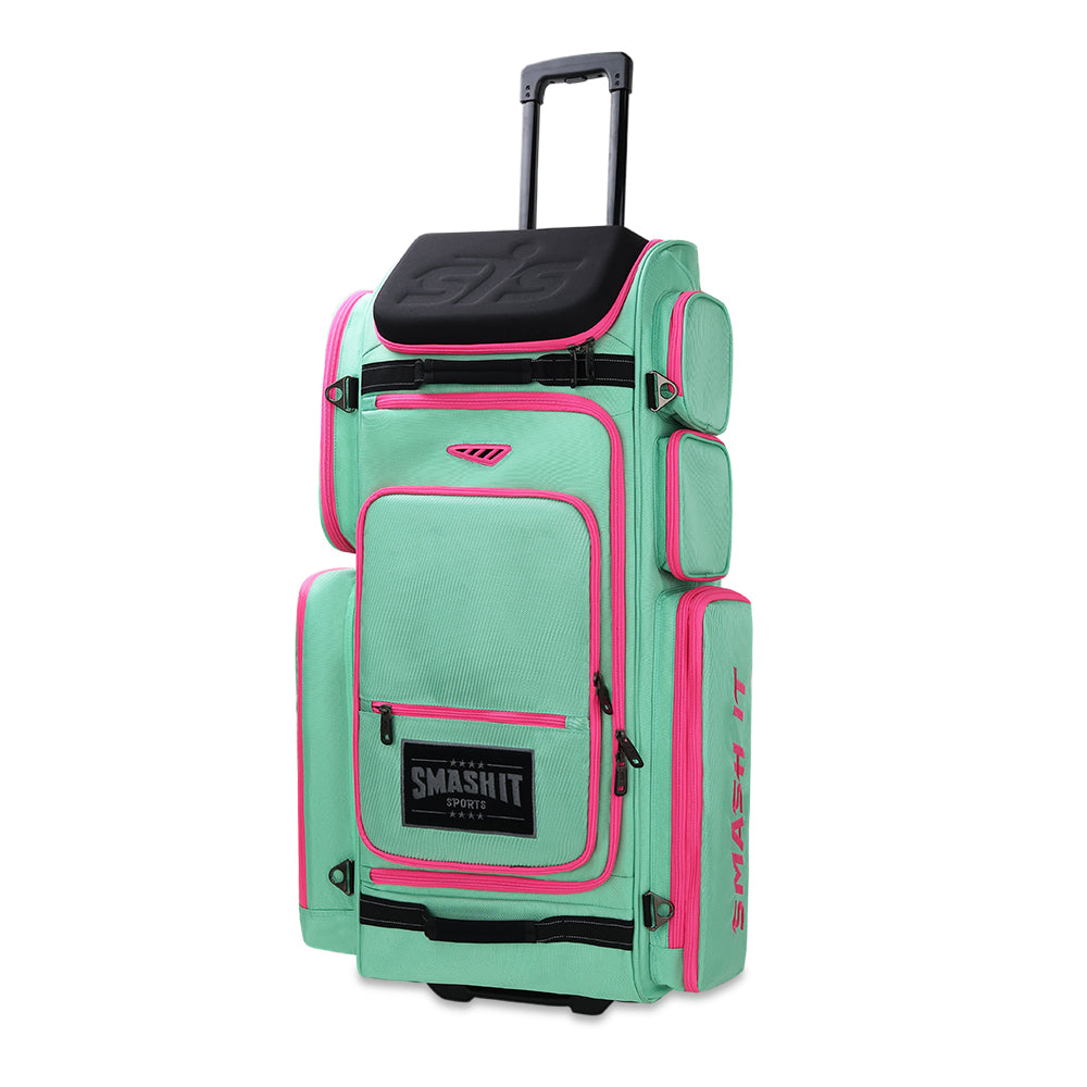 Smash Ops Guerrilla V4 Roller Bag - Mint/Pink