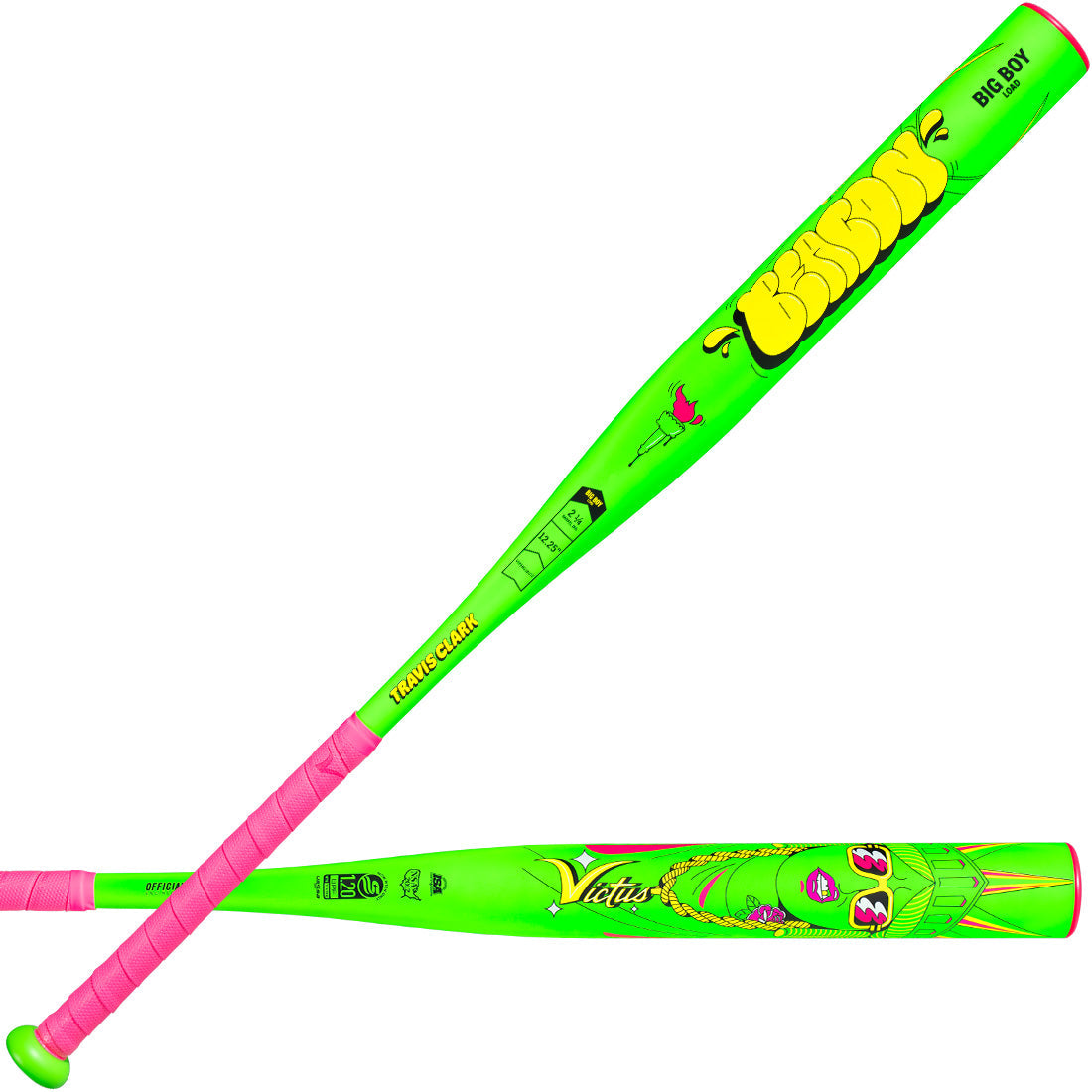 2026 Victus Beacon Neon Series 12.25" Endload 1PC USSSA Slowpitch Softball Bat: VSPBNG1BUTC