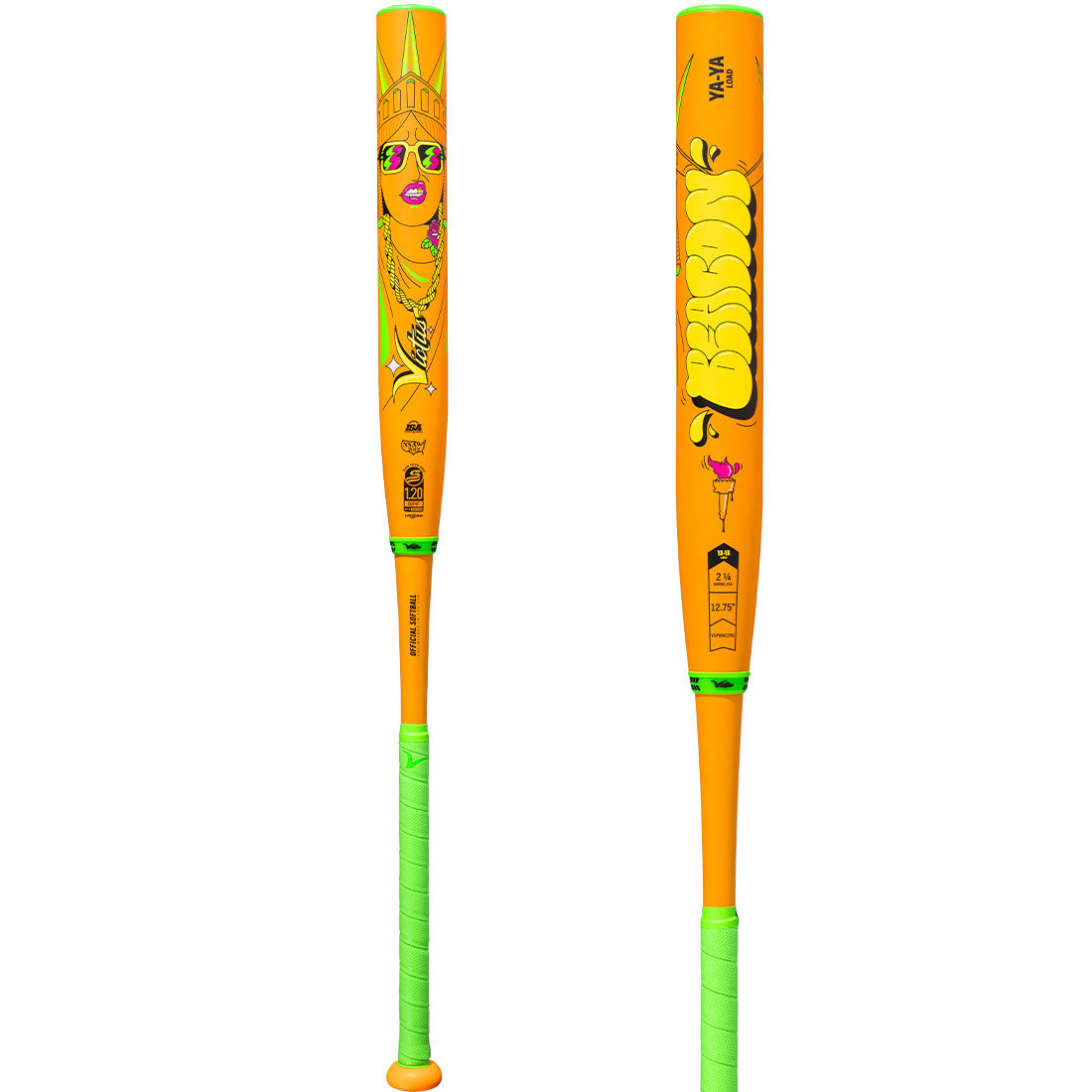 2026 Victus Beacon Neon Series 12.75" Endload 2PC USSSA Slowpitch Softball Bat: VSPBNO2YU