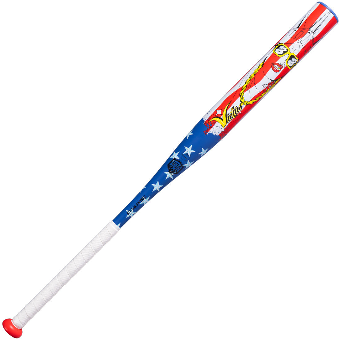 2026 Victus Beacon Stars & Stripes 12.5" Endload 1PC USA Slowpitch Softball Bat: VSPBSS1BA