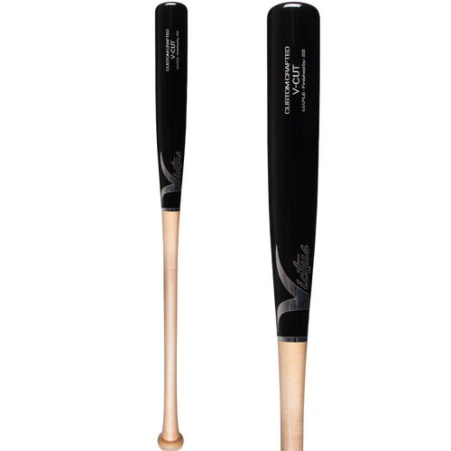 Victus V-Cut Pro Gloss Maple Wood Baseball Bat: VGPC-N/BK