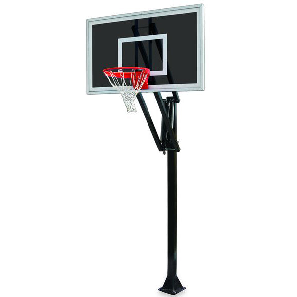 Vector™ Adjustable In-Ground Bolt-Down Basketball Hoop by First Team