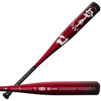 2025 DeMarini Voodoo One (-5) 2 3/4" USSSA Baseball Bat: WBD2556010 (DEMO)