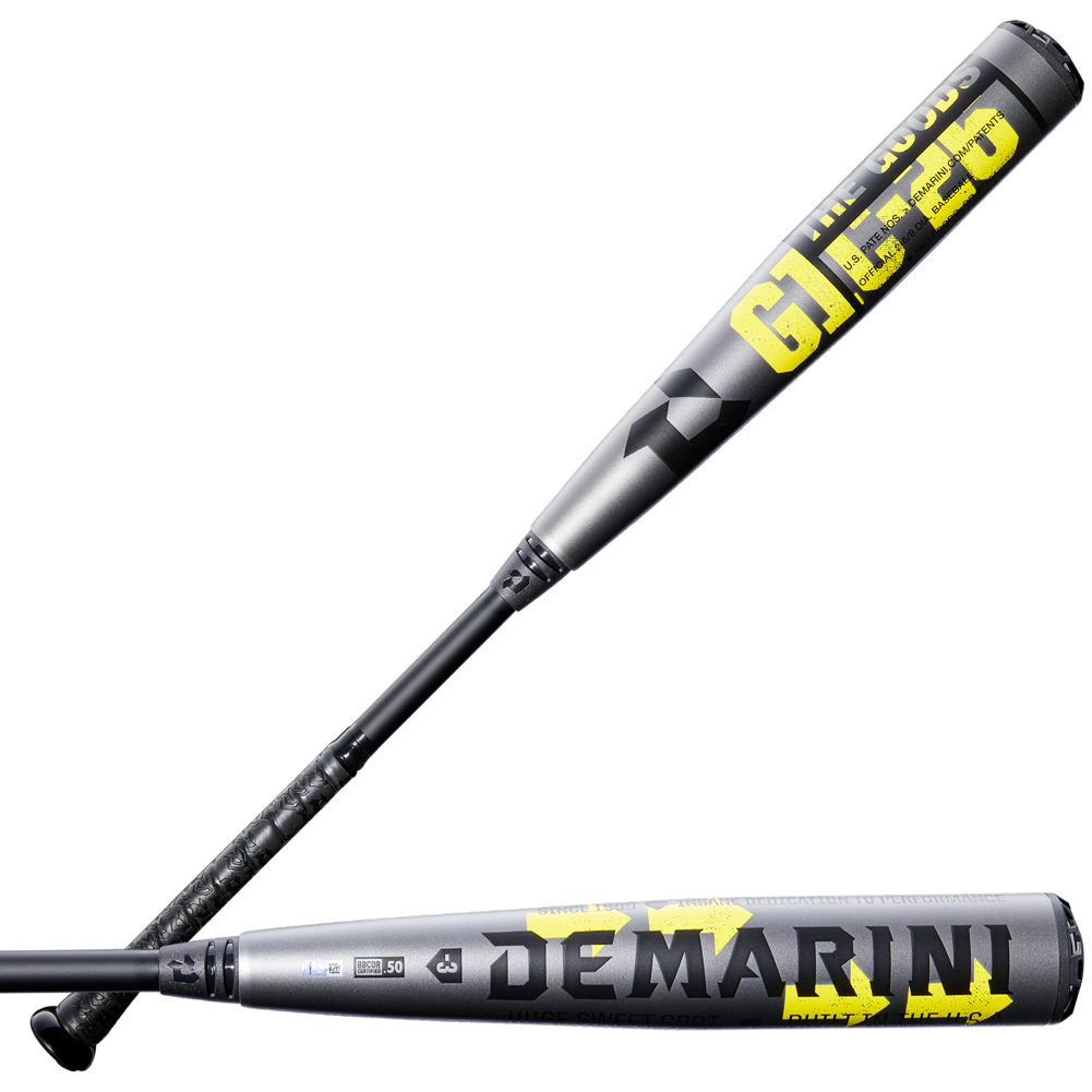 2026 DeMarini The Goods Gunmetal (-3) BBCOR Baseball Bat: WBD2650010