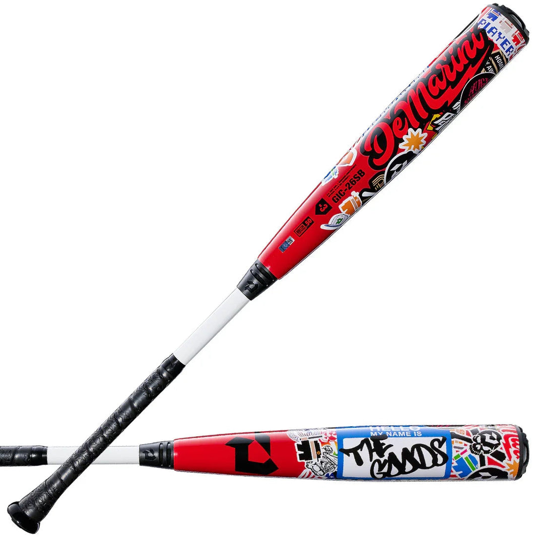 2026 DeMarini The Goods "Sticker Bomb" (-3) BBCOR Baseball Bat: WBD2653010