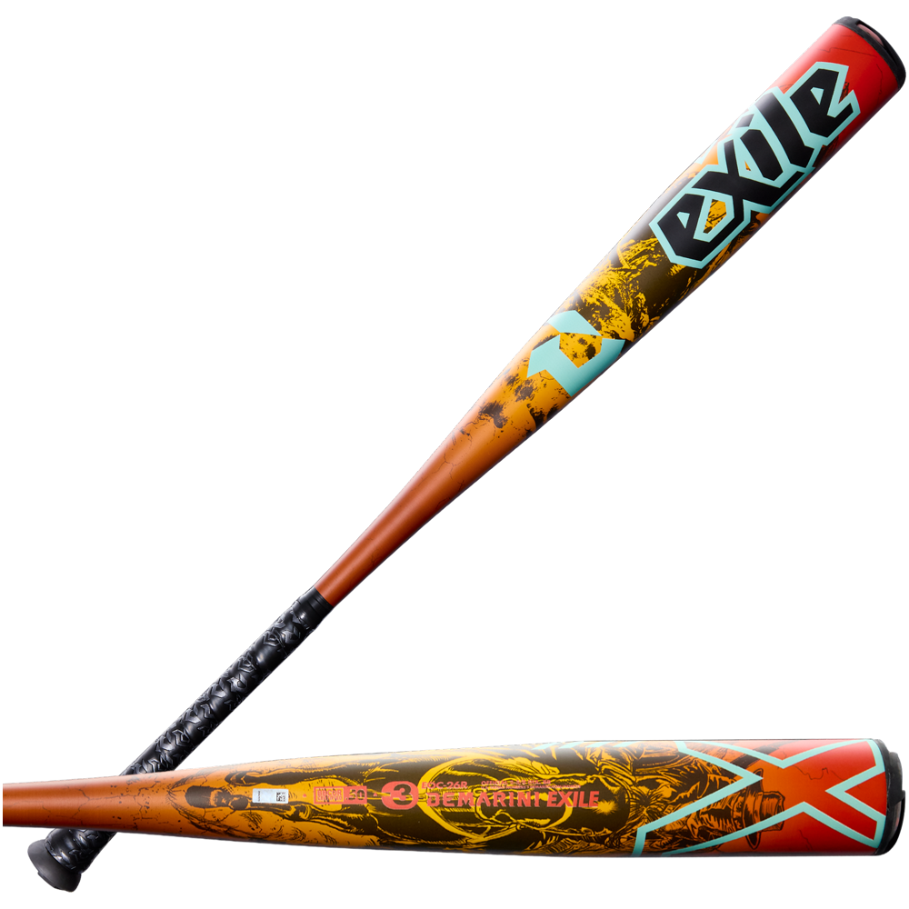 2026 DeMarini Exile Rogue (-3) BBCOR Baseball Bat: WBD2660010