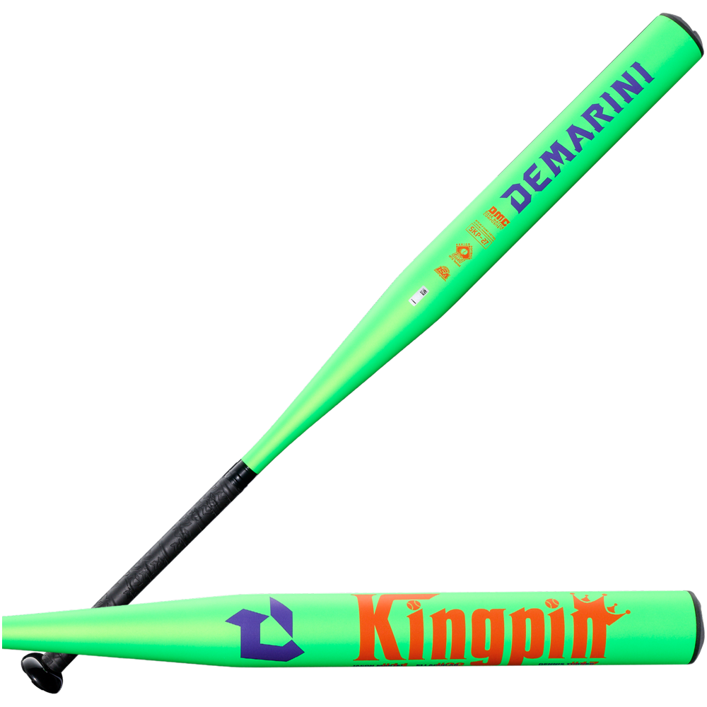 2027 DeMarini Kingpin 13.5" Midload SSUSA Senior Slowpitch Softball Bat: WBD2693010