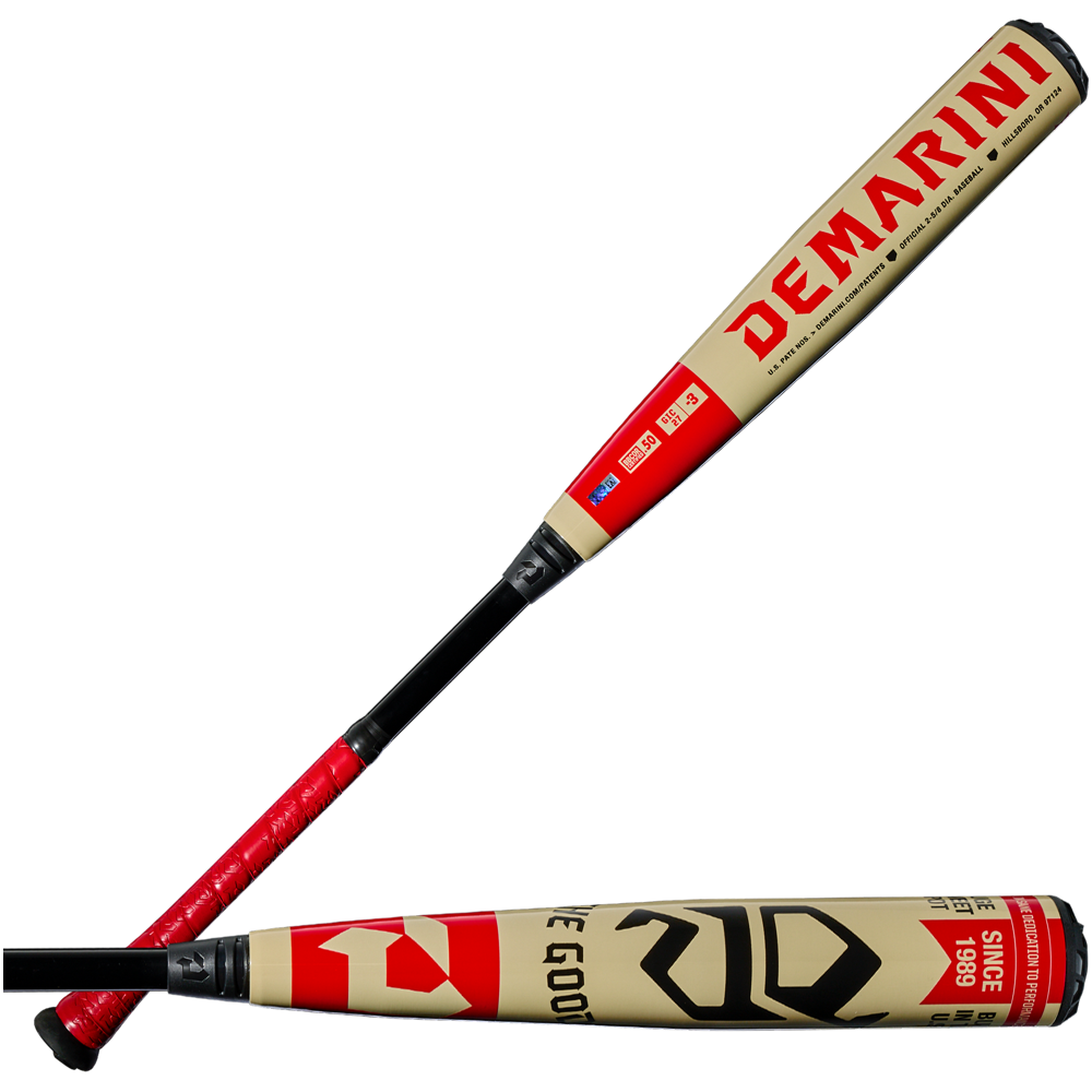 2027 DeMarini The Goods (-3) BBCOR Baseball Bat: WBD2703010