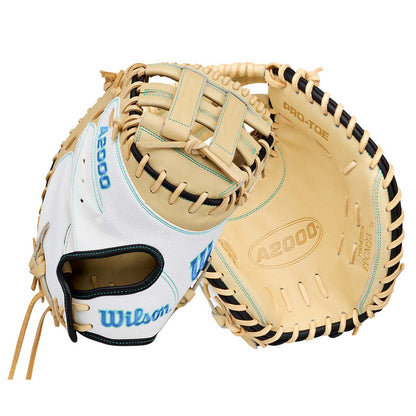 2027 Wilson A2000 FPM23SS 34" Fastpitch Catcher's Mitt: WBG07301RT34