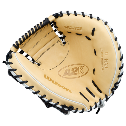 Wilson A2K 1734 34" Baseball Catcher's Mitt: WBG10701RT34