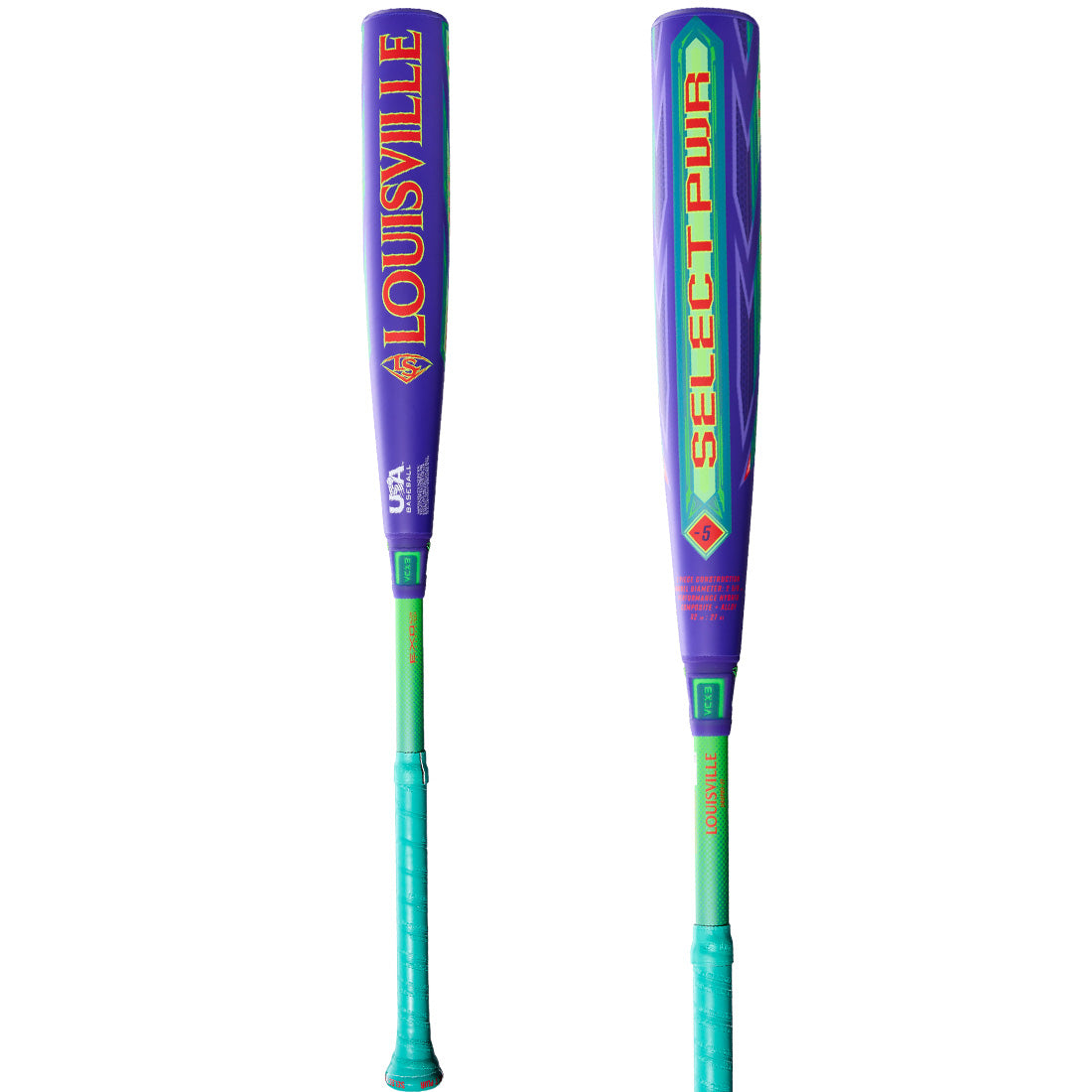 2027 Louisville Slugger Select PWR USA 2 5/8 Baseball Bat: -10, -8, -5