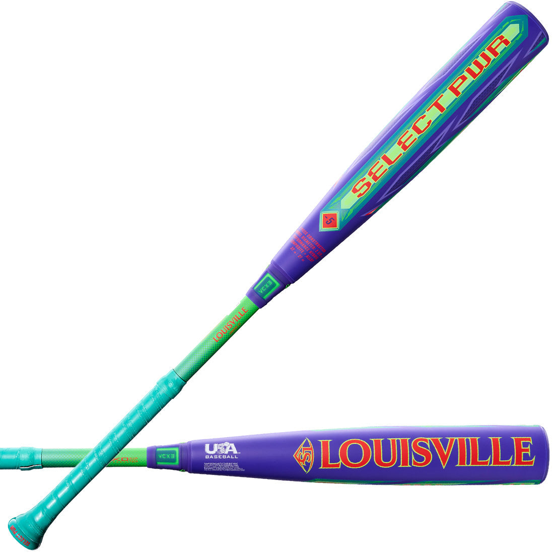 2027 Louisville Slugger Select PWR USA 2 5/8 Baseball Bat: -10, -8, -5