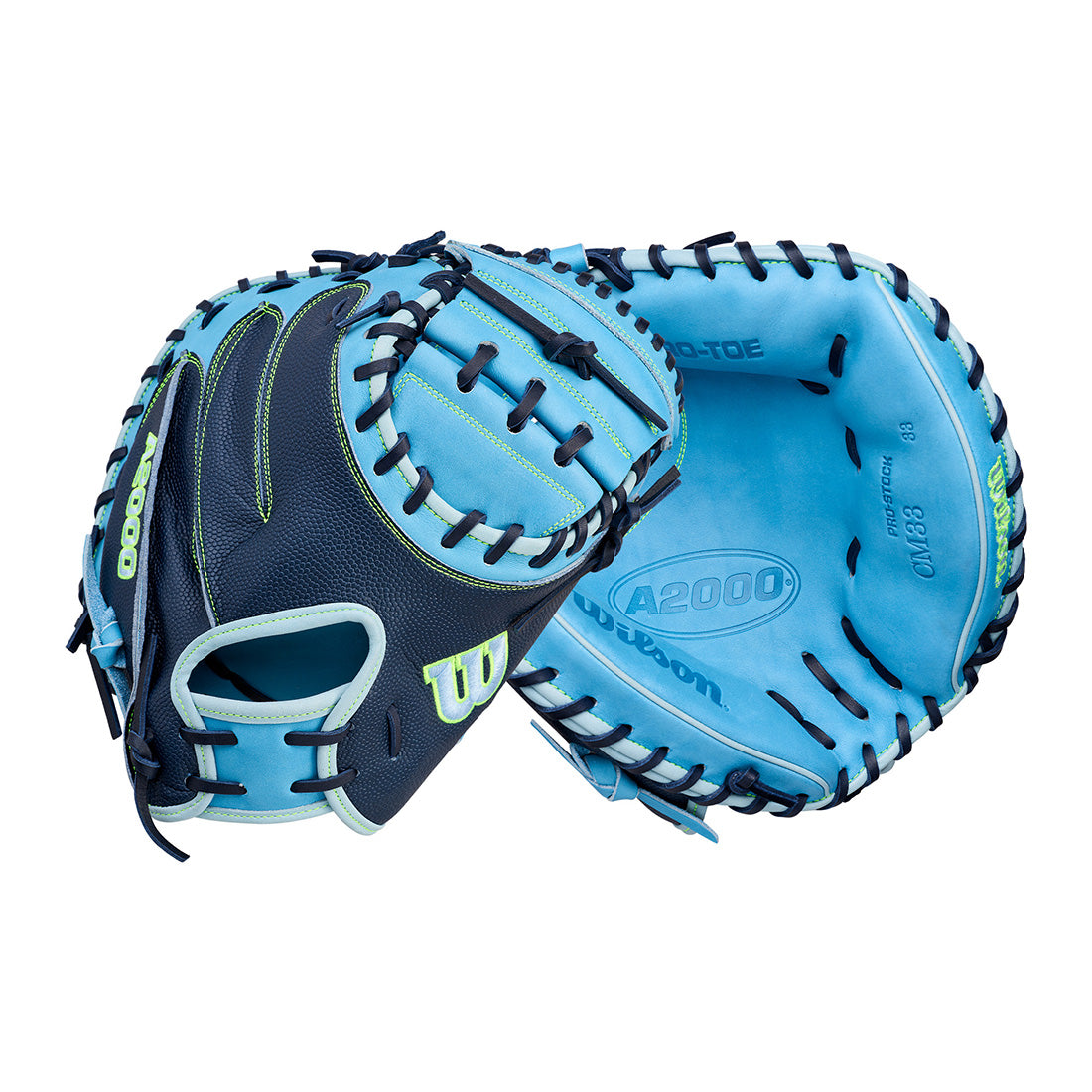 2026 Wilson A2000 CM33SS 33" Summer Collection Baseball Catcher's Mitt: WBW10460433