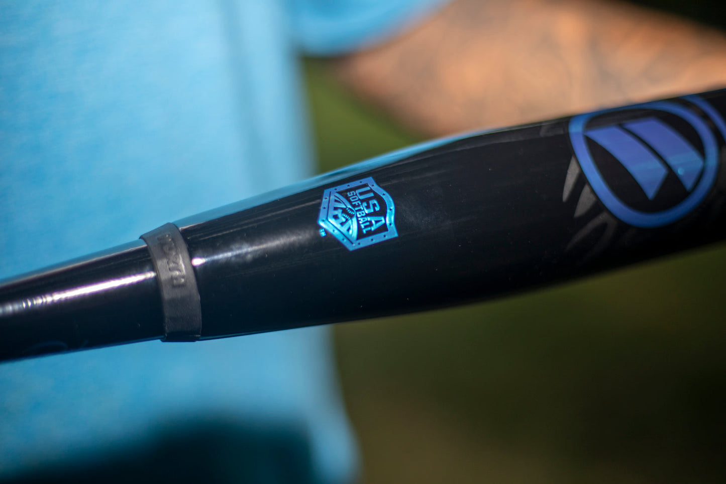 2026 Worth Bedlam Black XL 2-Piece USA/ASA Slowpitch Softball Bat - WSA6BDBKL