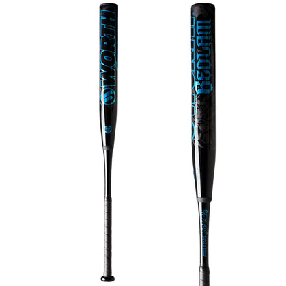 2026 Worth Bedlam Black 13.5" XL USA Slowpitch Softball Bat: WSA6BDBKL