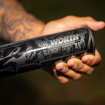 2026 Worth Bedlam Black 13.5" XL USSSA Slowpitch Softball Bat: WSU6BDBKL