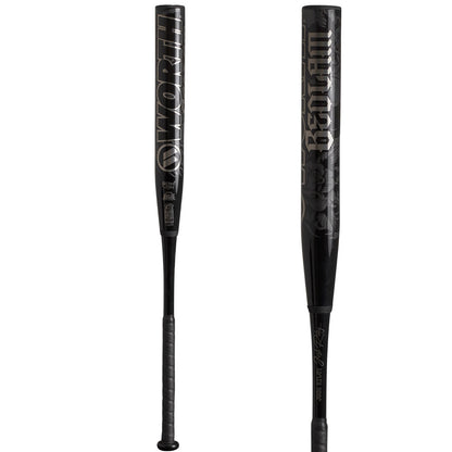 2026 Worth Bedlam Black 13.5" XL USSSA Slowpitch Softball Bat: WSU6BDBKL