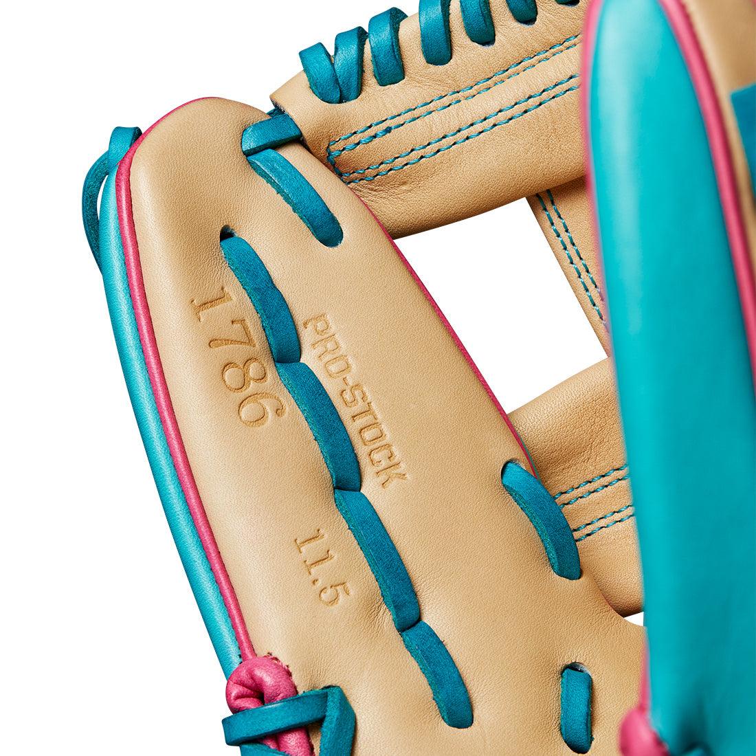 Wilson A2000 1786 11.5" Spring Collection Infield Baseball Glove: WBW102537115