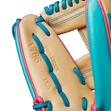Wilson A2000 1786 11.5" Spring Collection Infield Baseball Glove: WBW102537115