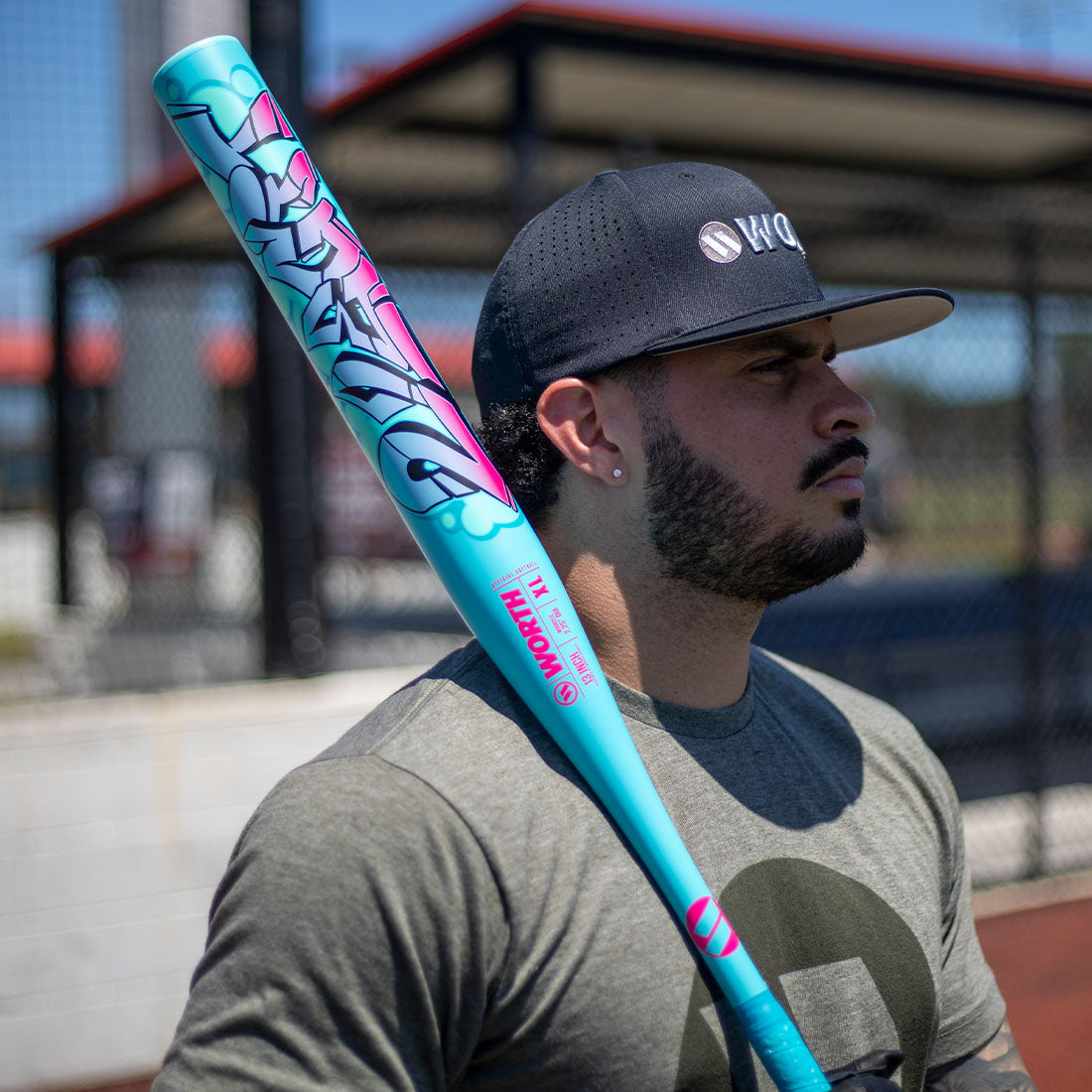 2026 Worth 2 Legit 13" 1PC XL End Loaded USSSA Slowpitch Softball Bat: WSU62L1L