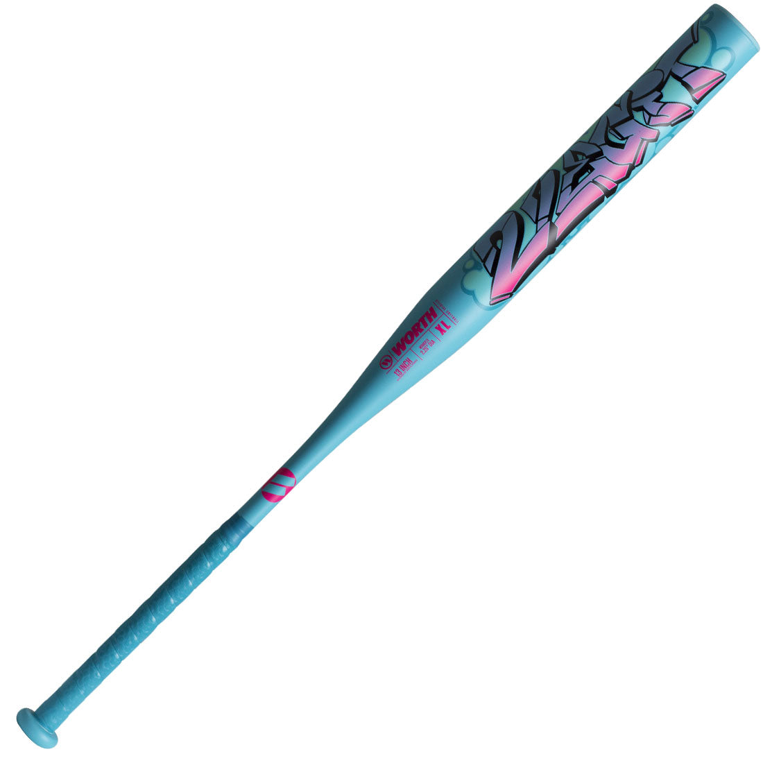 2026 Worth 2 Legit 13" 1PC XL End Loaded USSSA Slowpitch Softball Bat: WSU62L1L