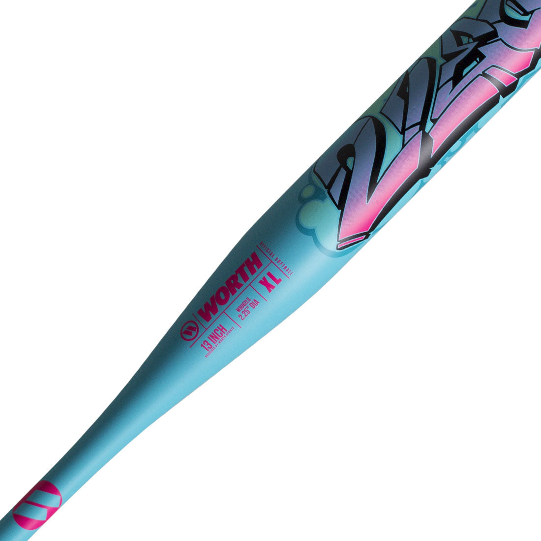 2026 Worth 2 Legit 13" 1PC XL End Loaded USSSA Slowpitch Softball Bat: WSU62L1L