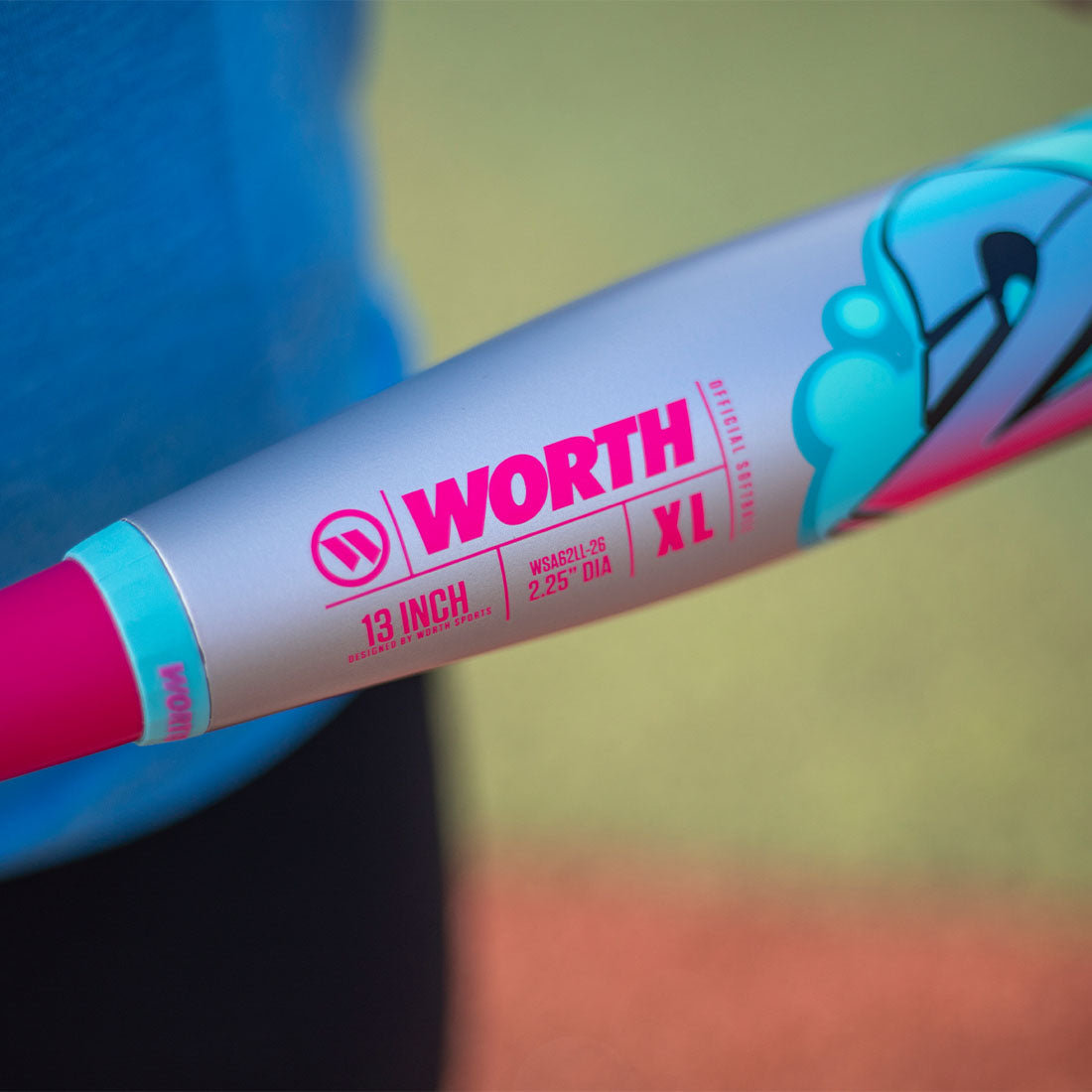 2026 Worth 2 Legit 13" XL End Loaded USA Slowpitch Softball Bat: WSA62LL