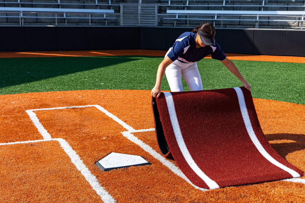 Portolite Baseball Half Batter's Mat