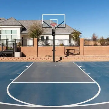 Lifetime Mammoth Bolt Down Basketball Hoop (72-Inch Tempered Glass)