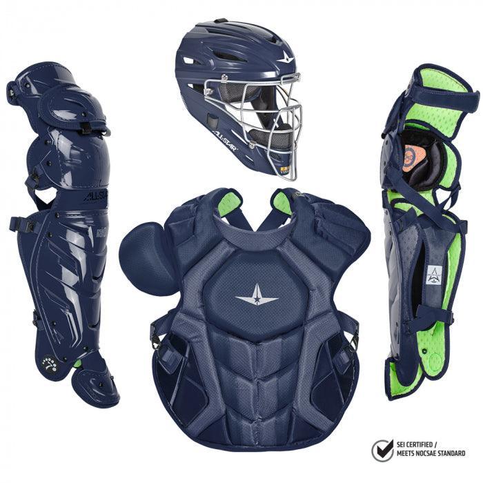 All-Star S7 Axis Adult NOCSAE Certified Catchers Set - Solid Colors