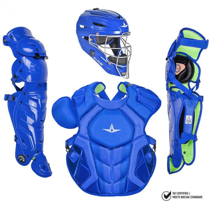 All-Star S7 Axis Adult NOCSAE Certified Catchers Set - Solid Colors