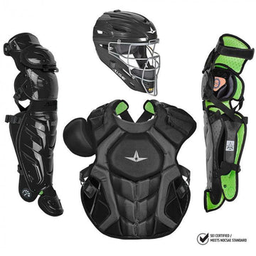 All-Star S7 Axis Adult NOCSAE Certified Catchers Set - Solid Colors
