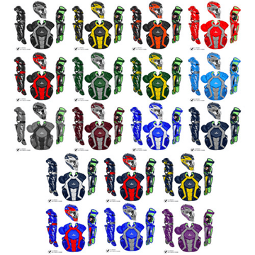 All-Star S7 Axis Adult NOCSAE Certified Catchers Set - Two Tone