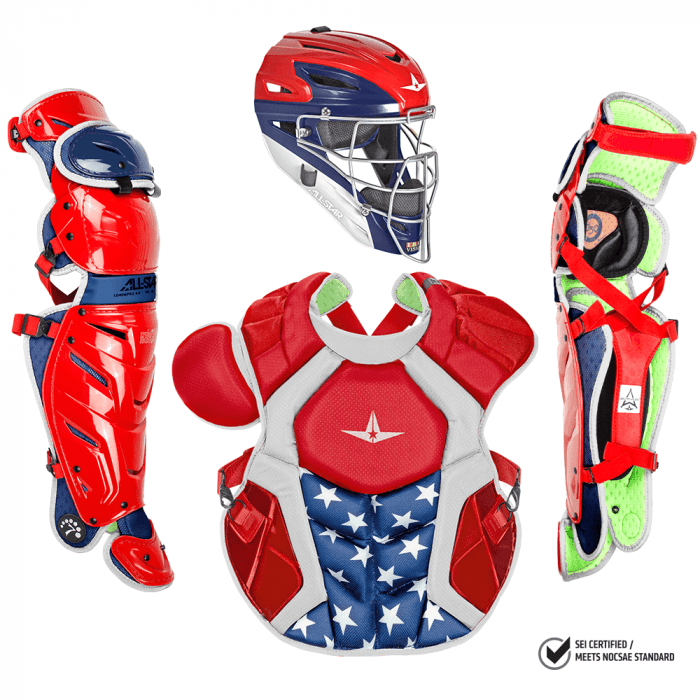 All-Star S7 Axis Adult NOCSAE Certified Catchers Set - USA