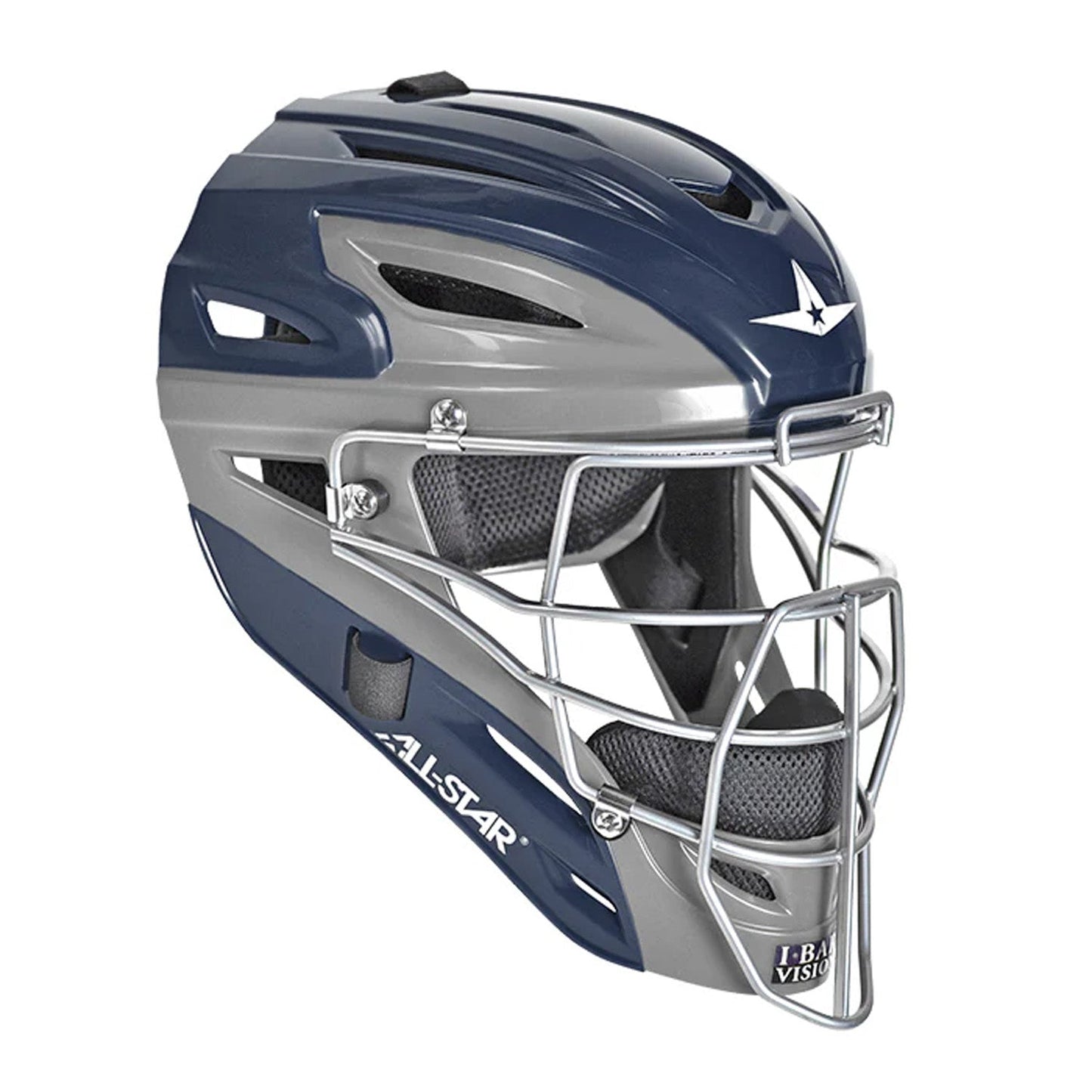 System 7 Catcher's Graphite 2-Tone Helmet